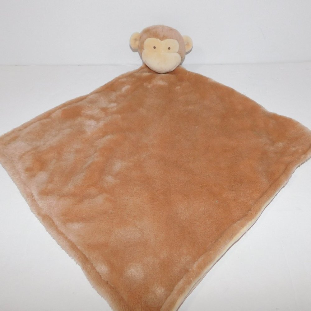 Carters Brown Monkey Security blanket Plush Baby Lovey nunu Soother Chimp 2016